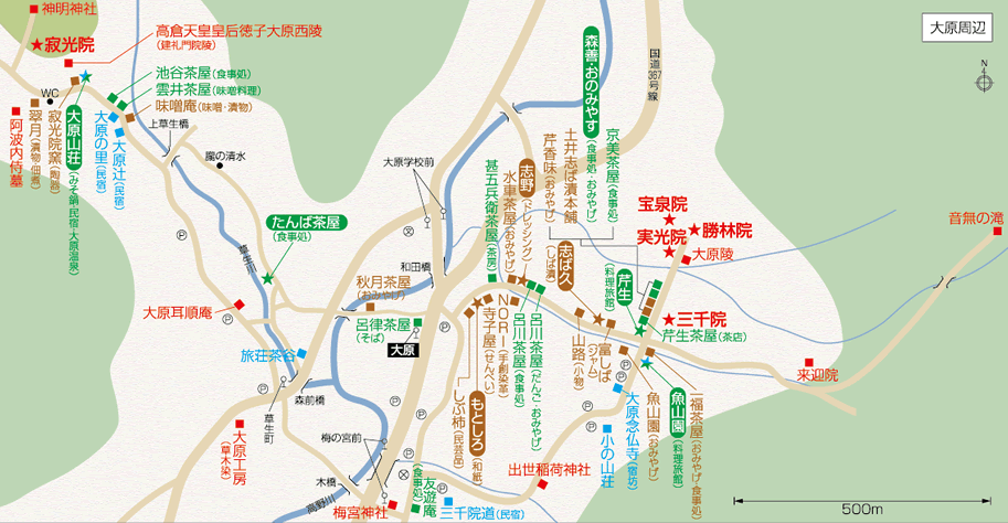 京都大原地図